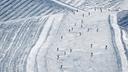 Les pistes du glacier de la Grande Motte, Ă Tignes (Savoie). Les stations dâaltitude continuent dâattirer des Ă©trangers.