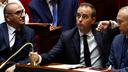 Le ministre de l'Intérieur Laurent Nunez, le premier ministre Sébastien Lecornu et le ministre des Relations avec le Parlement Laurent Panifous à l'Assemblée nationale, le 6 octobre.