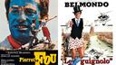 Jean-Paul Belmondo Ă lâaffiche de Pierrot le Fou et Le guignolo.