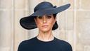 Meghan Markle aux funérailles de la reine Elizabeth II, le 19 septembre 2022, à Londres.