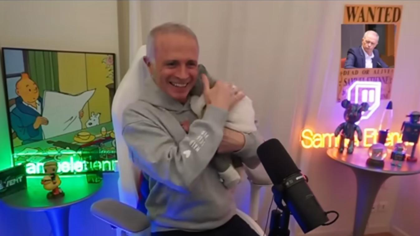 Samuel Étienne devient papa pour la troisième fois : annonce sur Twitch