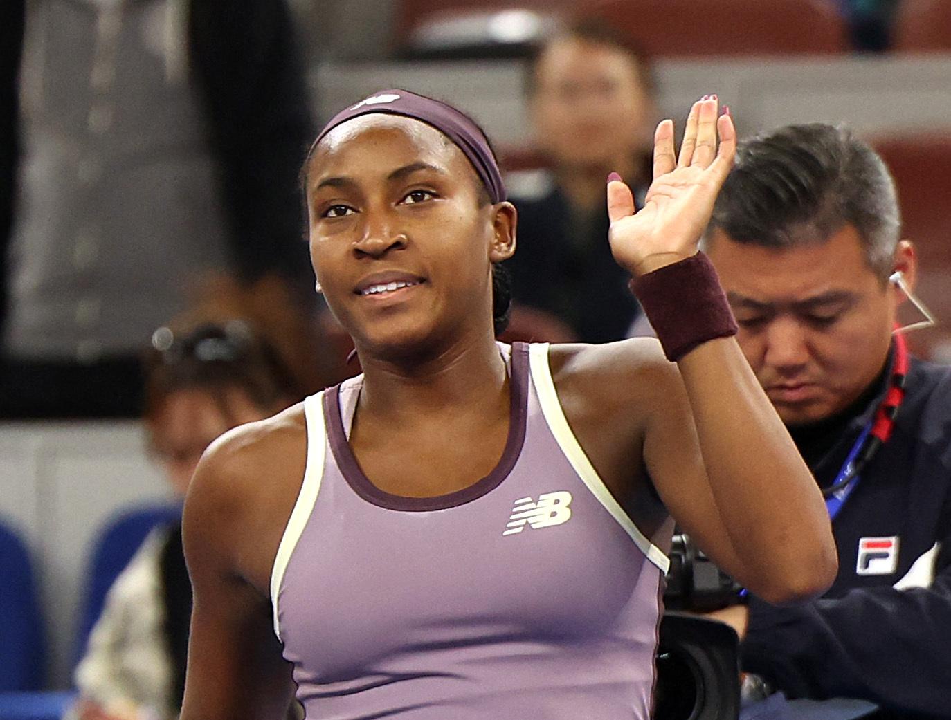 Tennis : Coco Gauff qualifiée pour les demi-finales du Masters 1000 de Pékin