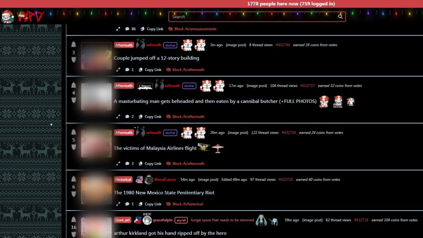 Exécutions, accidents, cadavres... La justice ordonne le blocage d'un site diffusant du contenu violent et gore