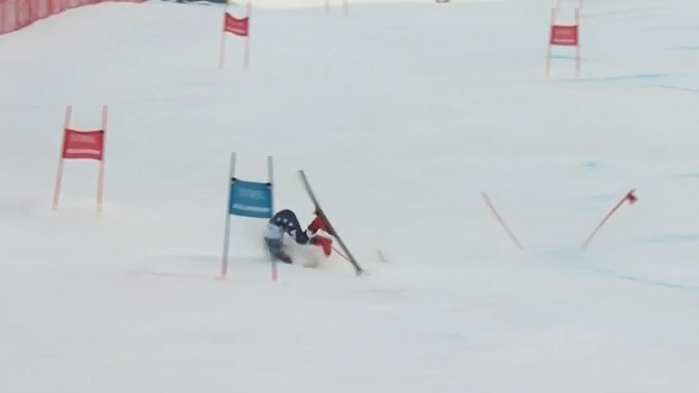 Ski : en vidéo, la lourde chute de Mikaela Shiffrin qui attendra pour sa 100e victoire