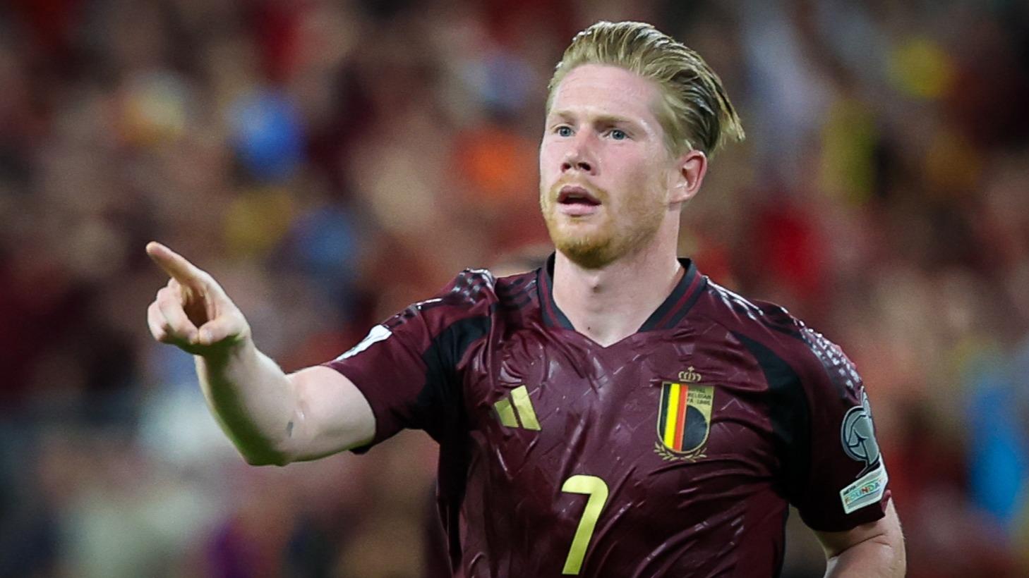 Football : Kevin de Bruyne un peu plus dans l’histoire de la Belgique