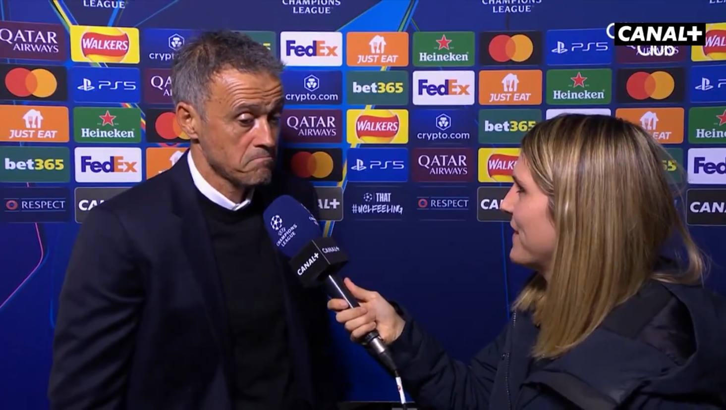 «Pour expliquer la tactique, il faut 55 minutes» : Luis Enrique revient sur son échange polémique avec Margot Dumont