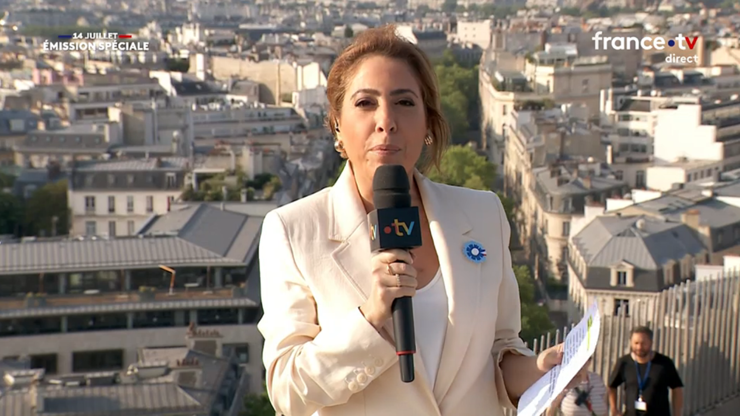 Bruce Toussaint et Léa Salamé en coulisses du 14 juillet sur France 2 : immersion lors de l’émission spéciale — Info & Société