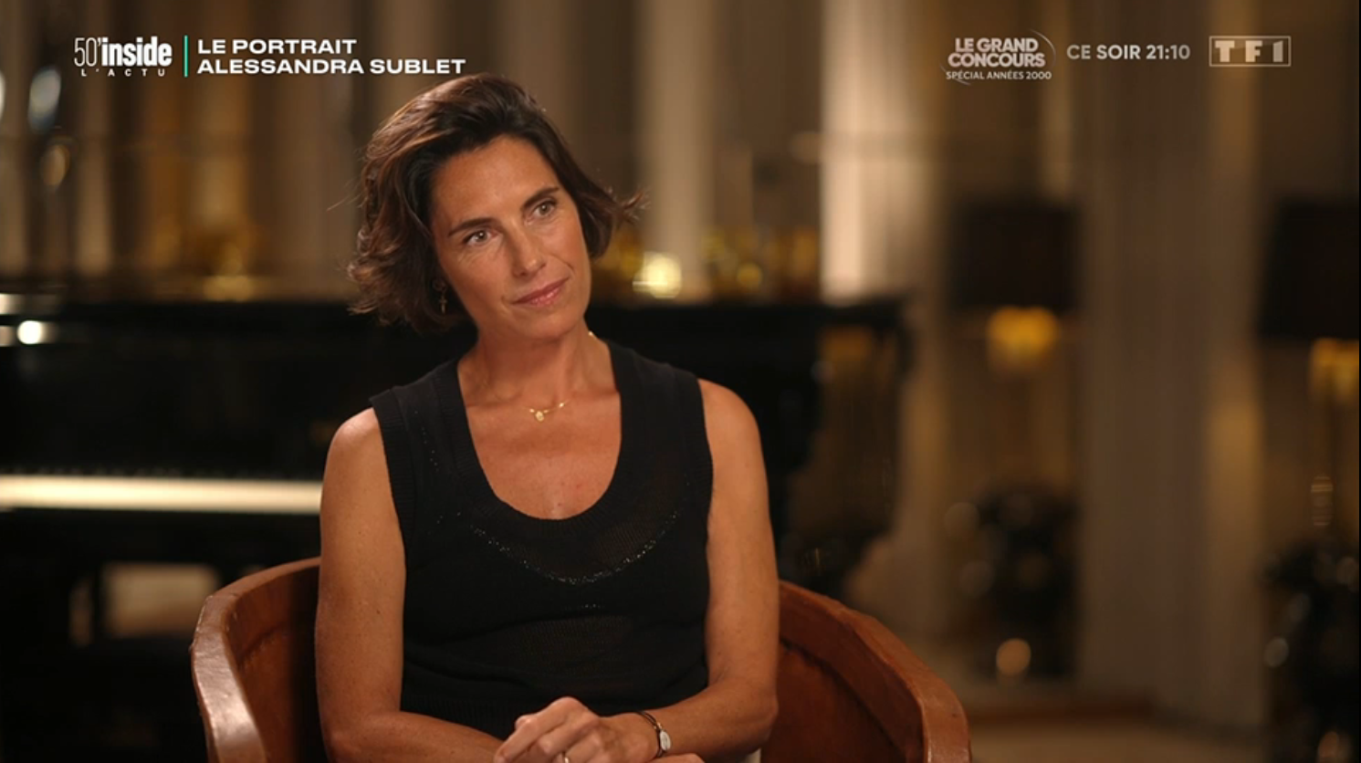 Alessandra Sublet s’exprime sur l’éducation de ses enfants lors de son portrait dans 50’Inside — People & Médias