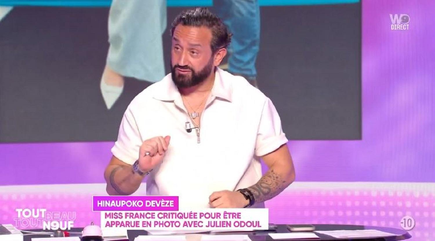 Photo polémique d’Hinaupoko Devèze et Julien Odoul : Cyril Hanouna s’en prend au patron de Miss France