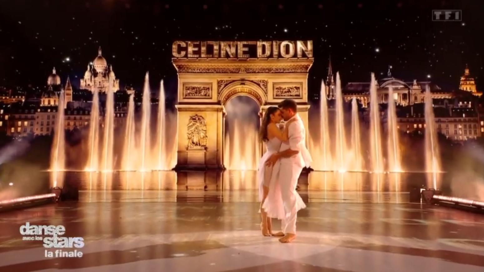 Christophe Licata et Denitsa Ikonomova dansent sur le dernier single de Céline Dion lors de la finale de Danse avec les stars — People & Médias