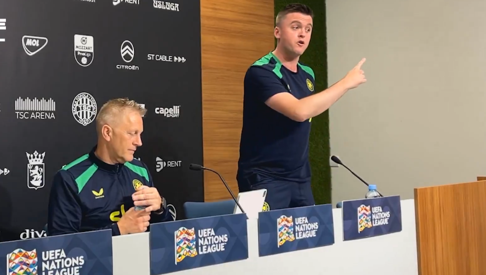Foot: l’Irlande stoppe son point presse après de vives tensions avec des journalistes israéliens