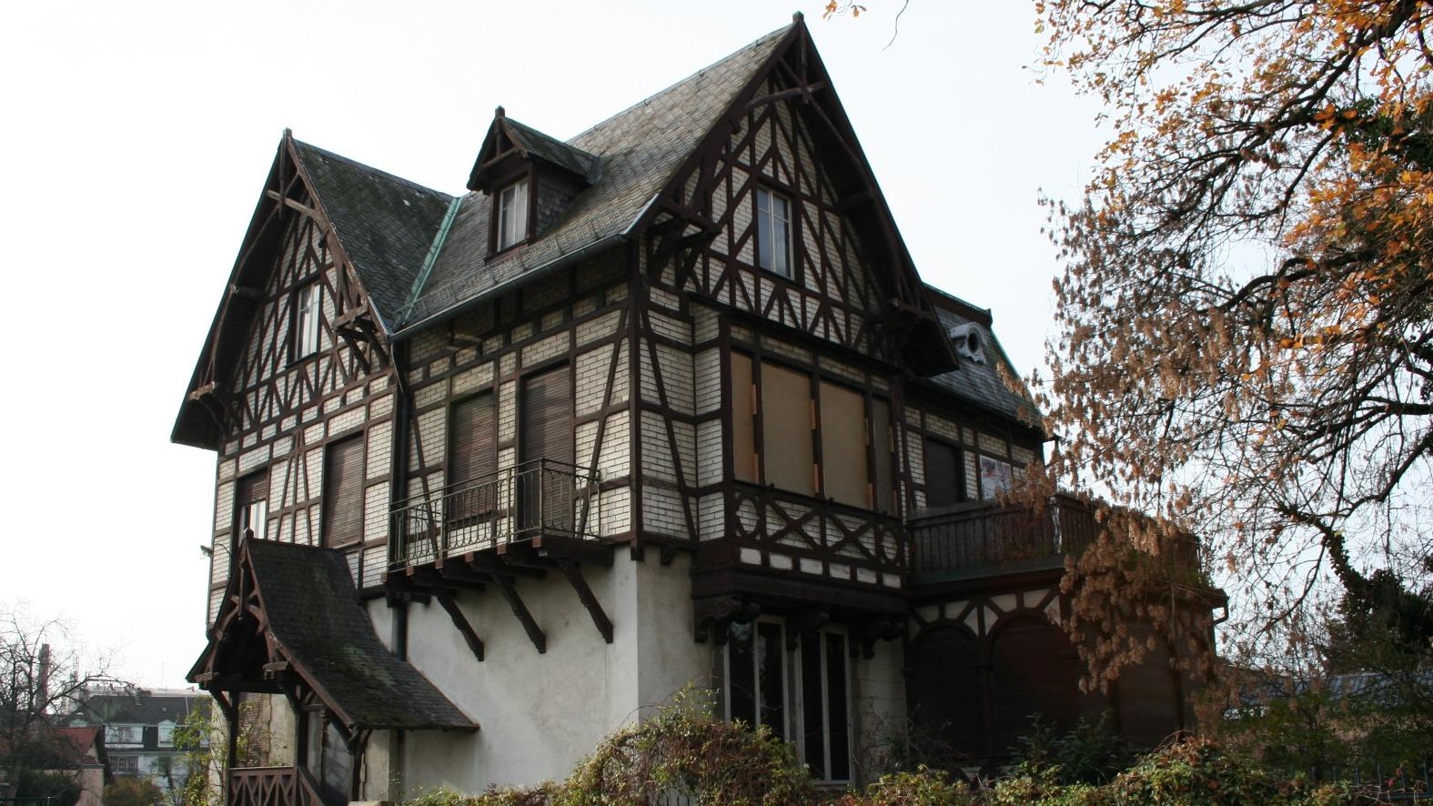 Vue générale de la «villa Trautmann». Tout l’intérieur est à rénover intégralement et nécessite de lourds travaux.