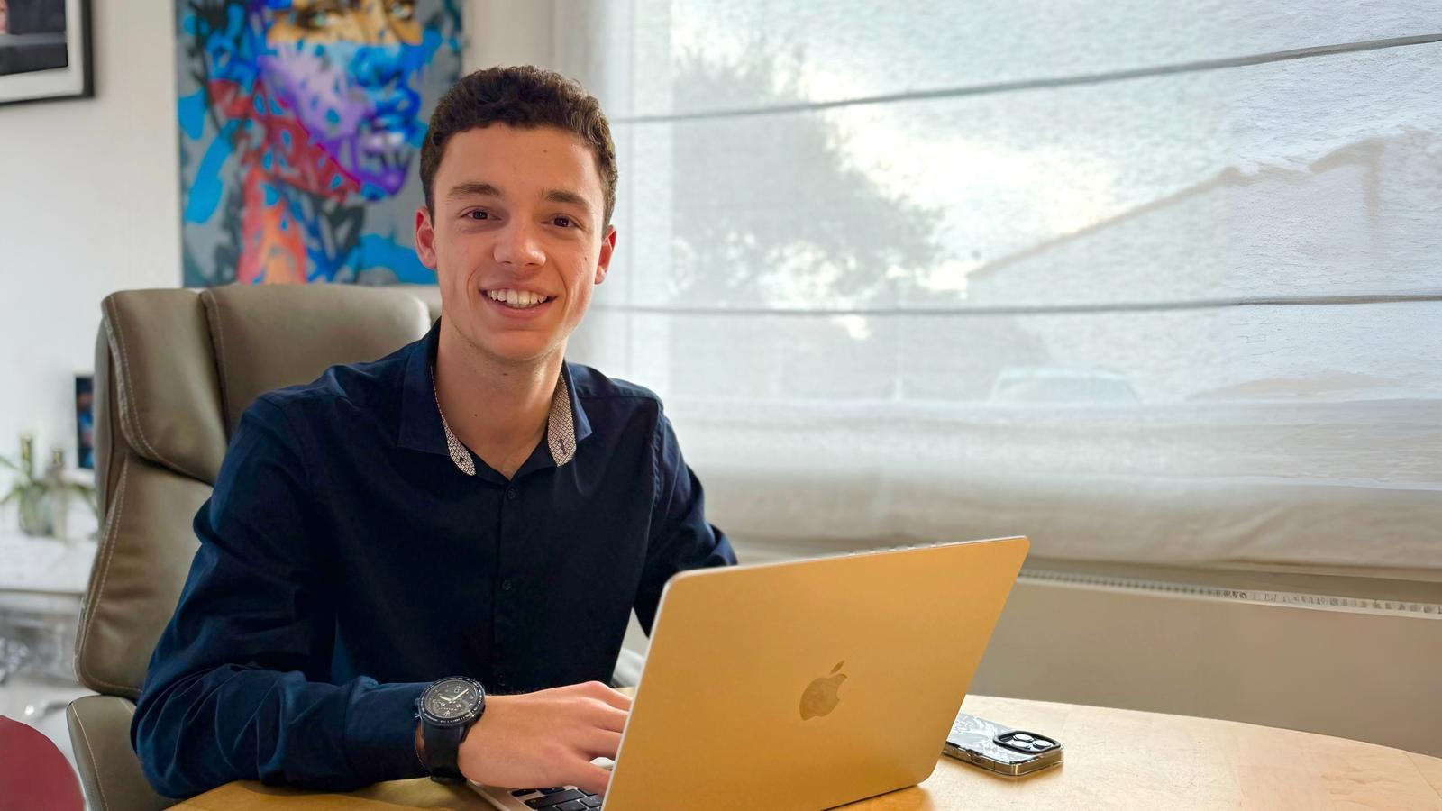 Yannis Bonneville, chef d’entreprise à 17 ans: Avec l’intelligence artificielle, le champ des possibles est énorme !