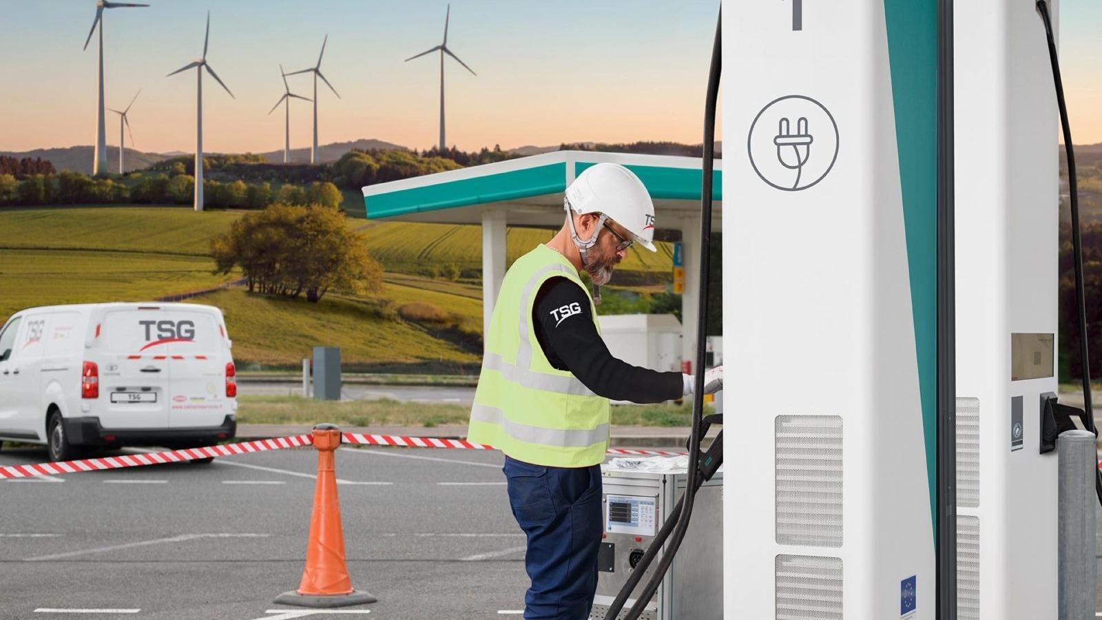 Comment TSG a réalisé sa mue, de la pompe à essence à la borne de recharge électrique