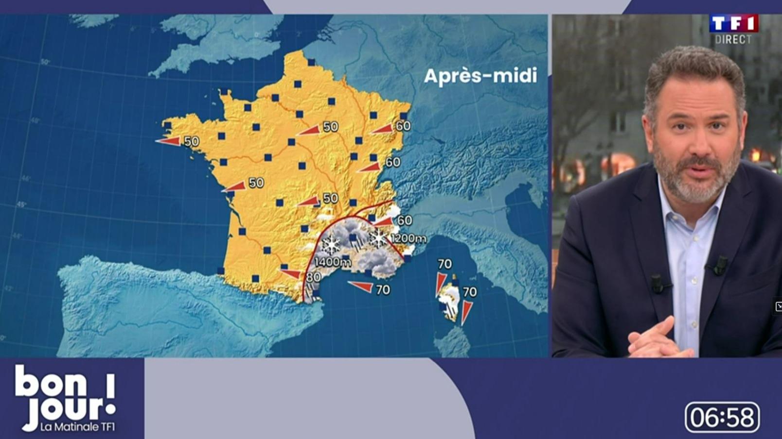 Bruce Toussaint remplace Ange Noiret à la météo de «Bonjour !» en raison d'une absence — Info & Société