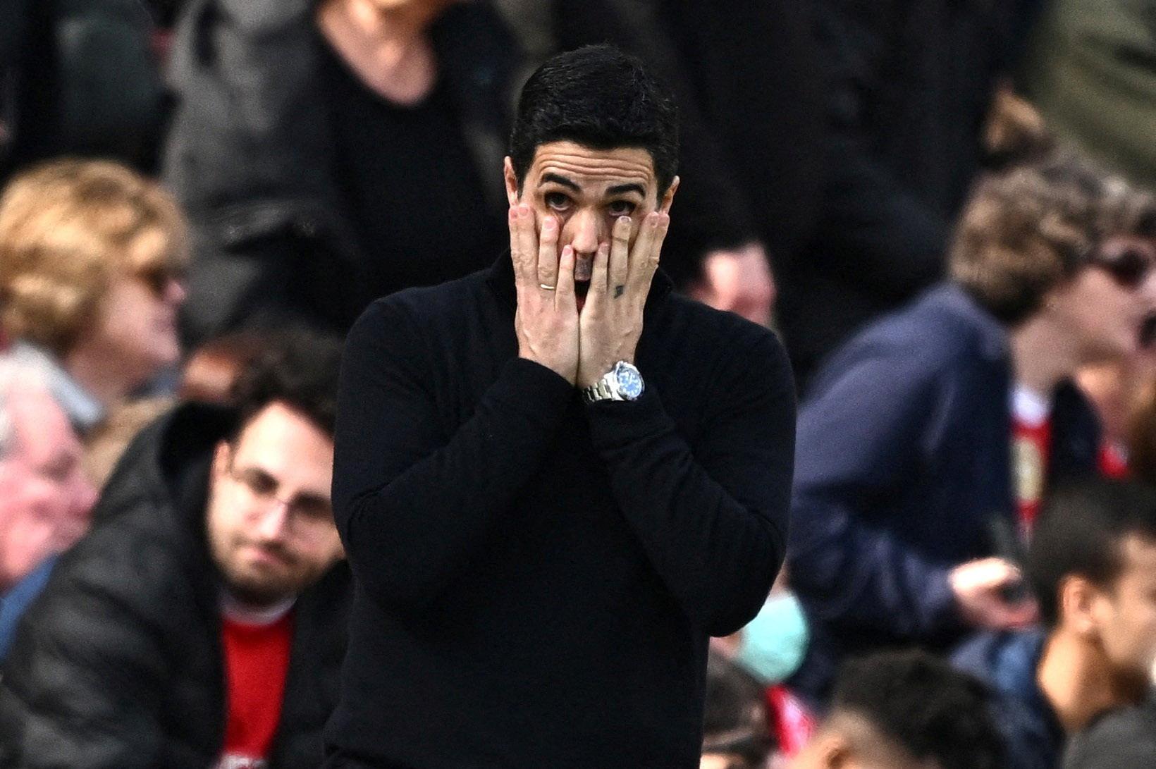 Premier League : la défaite est un «véritable coup de massue» pour Arsenal, reconnaît Mikel Arteta