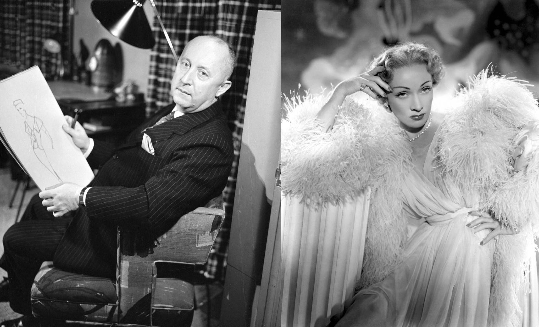 Marlene Dietrich et Christian Dior, la star absolue et le plus grand couturier du monde