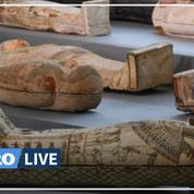 Nouvelle découverte exceptionnelle d'une centaine de sarcophages en Égypte