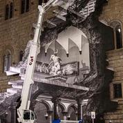 L'artiste JR rouvre le musée de Florence par un gigantesque trompe-l’œil