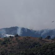 Incendie en Espagne : le vent complique le travail des pompiers