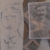 Un portrait de soldat allemand de la Grande Guerre ressurgit dans une maison des Vosges