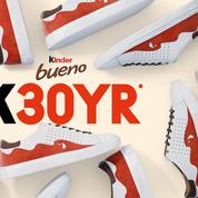 Pour les 30 ans de Kinder Bueno, Ferrero offre 90 paires de sneakers