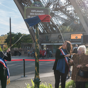 L'Esplanade des ouvriers de la Tour Eiffel inaugurée en hommage à ceux qui l'ont bâtie