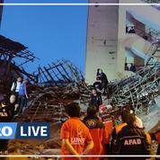 Turquie : un immeuble s'effondre, 21 personnes en réchappent