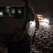 Le très viral clip des automobilistes coincés sur l'autoroute par une tempête de neige