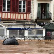 Intempéries : plusieurs cours d'eau débordent dans les Pyrénées-Atlantiques et les Landes