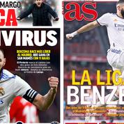 «L'antivirus», «la Liga de Benzema», la presse espagnole encense l'attaquant français après son doublé
