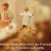 Vœux de Noël : Marine Le Pen exhibe un santon à l'effigie de Didier Raoult dans sa crèche