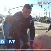 Les policiers de Los Angeles sauvent in extremis un pilote d'avion qui s'était crashé sur un passage à niveau