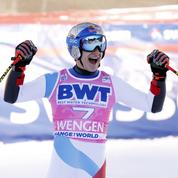 Ski alpin: Odermatt gagne encore dans le super-G de Wengen, aucun français dans le top 10