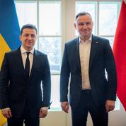 Le président ukrainien en Pologne s'entretient avec son homologue polonais
