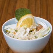 Salade quinoa, fenouil et orange