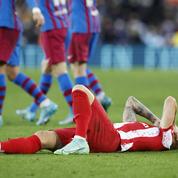Liga : blessé face au Barça pour son premier match avec l'Atletico, Wass est absent un mois