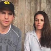 «Je n'ai jamais été aussi fier d'être le mari d'une Ukrainienne» : Ashton Kutcher et Mila Kunis s'expriment en vidéo