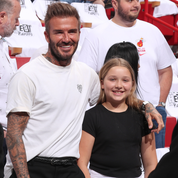 En vidéo, David Beckham et sa fille Harper plus complices que jamais lors d'un match de NBA