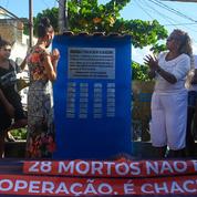 Brésil : la police démolit un monument dédié à l'opération la plus meurtrière de Rio