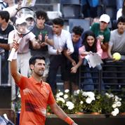 Tennis : Djokovic surclasse Wawrinka et rejoint les quarts à Rome