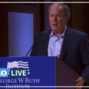 VIDÉO - Une invasion «totalement injustifiée de l'Irak... je veux dire, de l'Ukraine» : le lapsus de George W. Bush