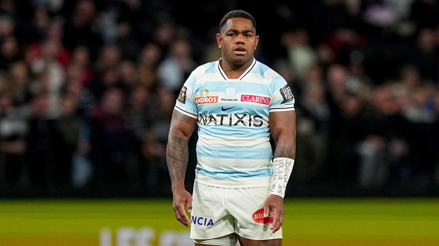 Top 14 : en vidéo, la grosse «cravate» de Tuisova (Racing 92), expulsé contre Perpignan