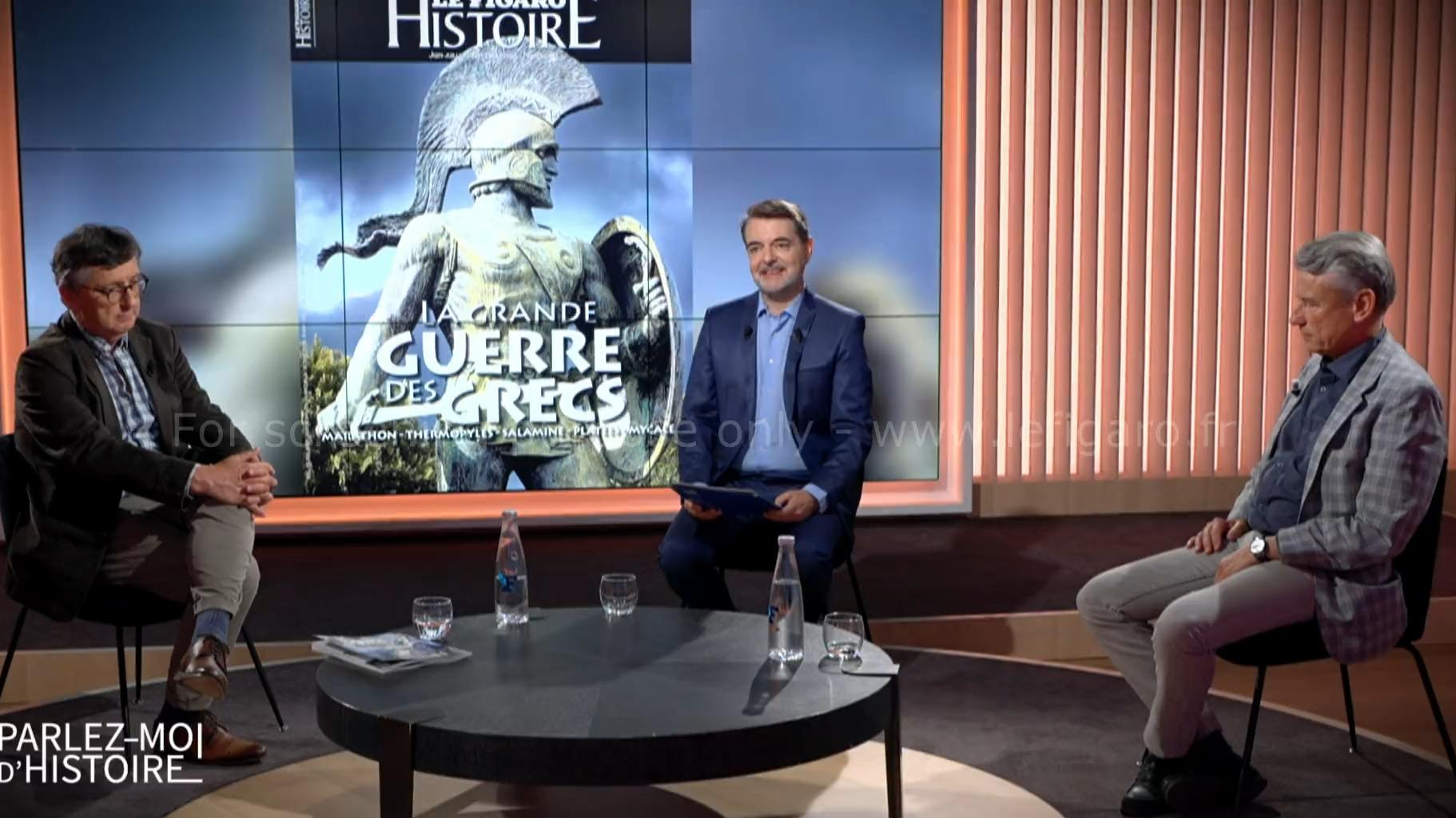 Documentaire sur les guerres médiques : la bataille de Marathon et de Salamine analysées sur Le Figaro TV — Info & Société