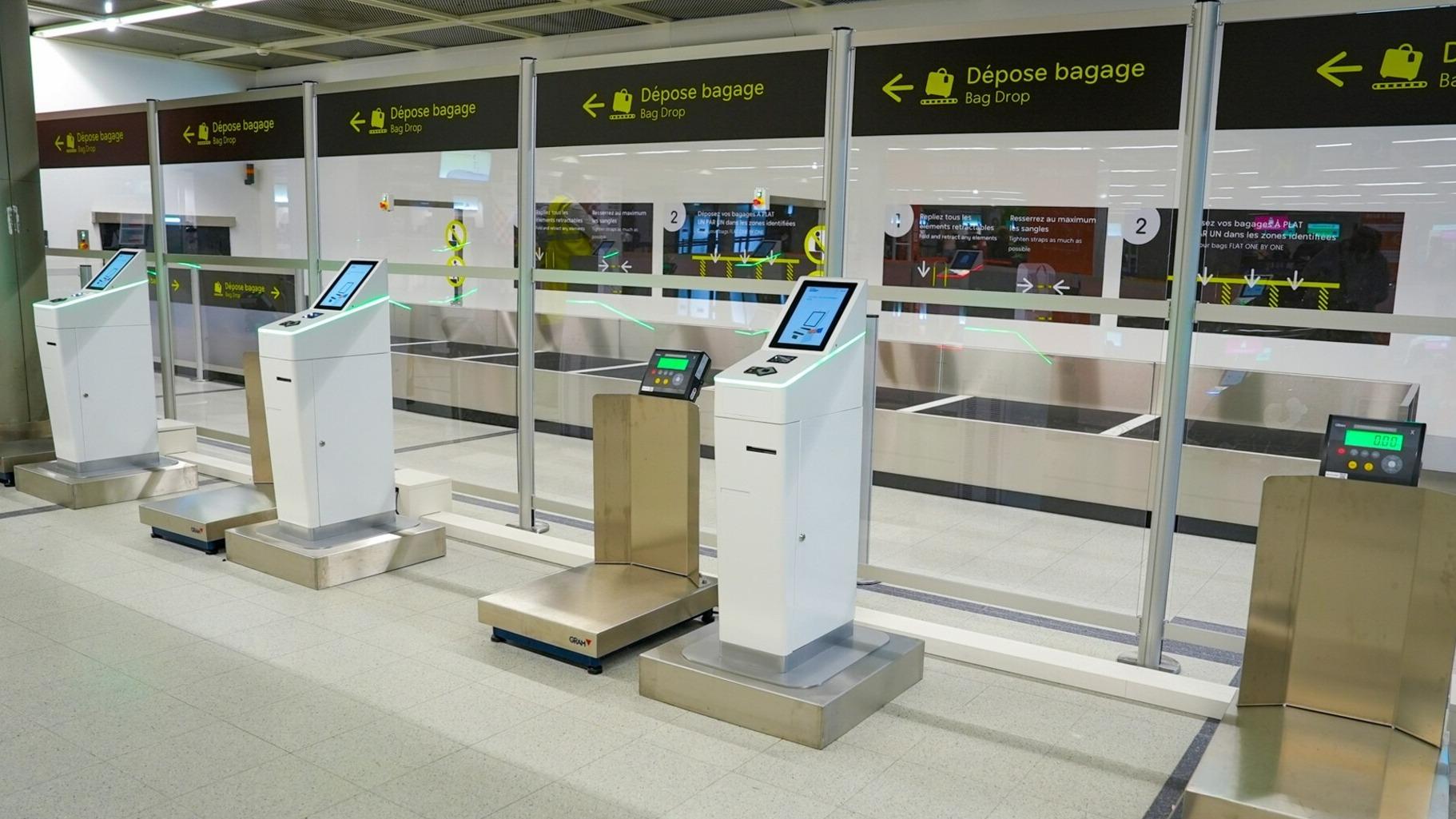 À Nantes, l’aéroport s’affranchit des comptoirs d’enregistrement