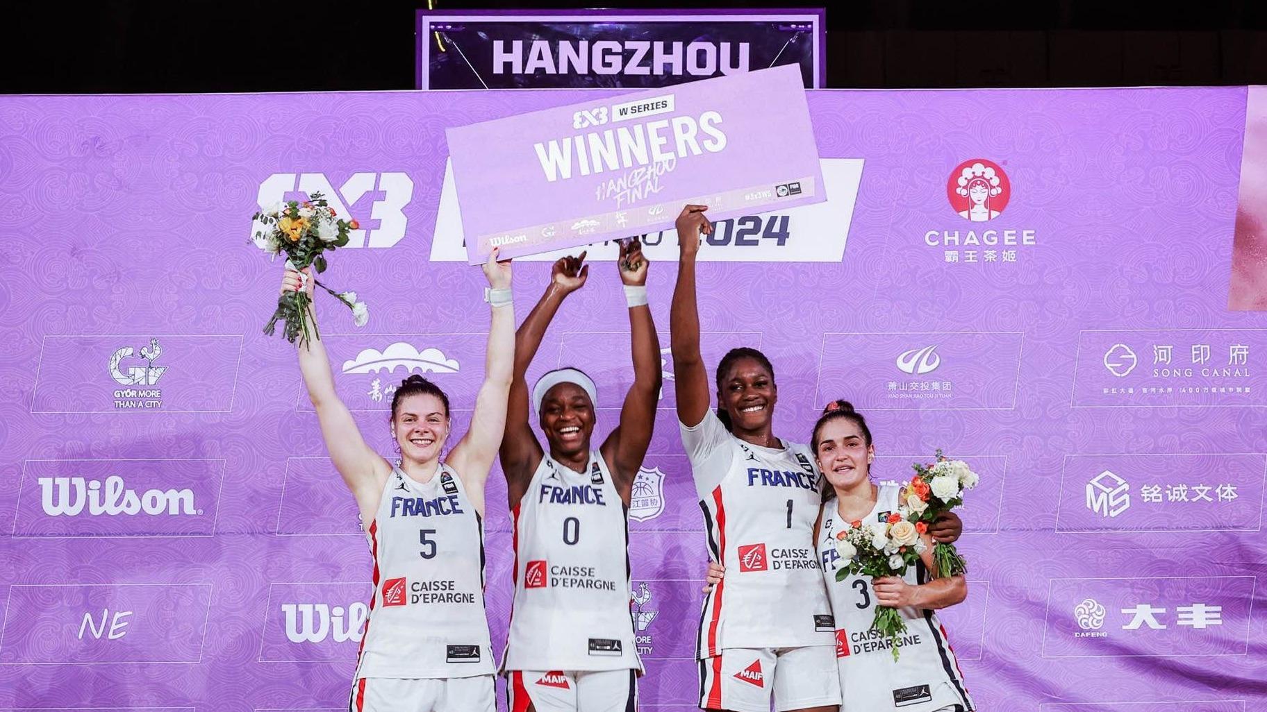 Basket 3x3 : après la déception aux JO, l’équipe de France s’impose lors des Women’s series