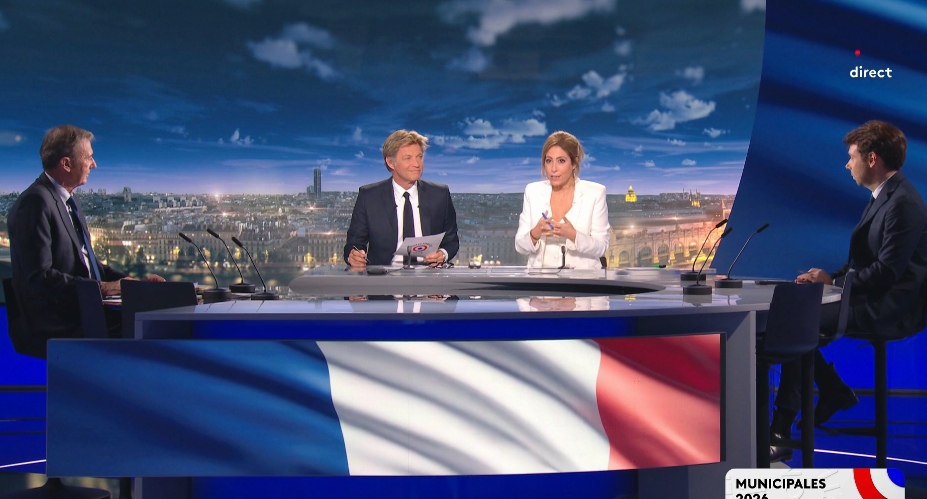 Audiences du 22 février 2026 : soirée électorale avec Laurent Delahousse et Léa Salamé sur France 2 — Info & Société