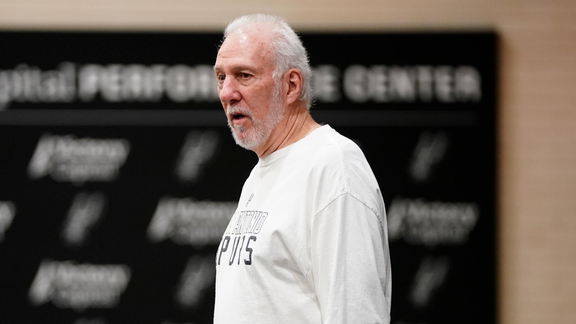 NBA : Popovich, entraîneur des Spurs de Wembanyama, s’exprime un mois après son AVC