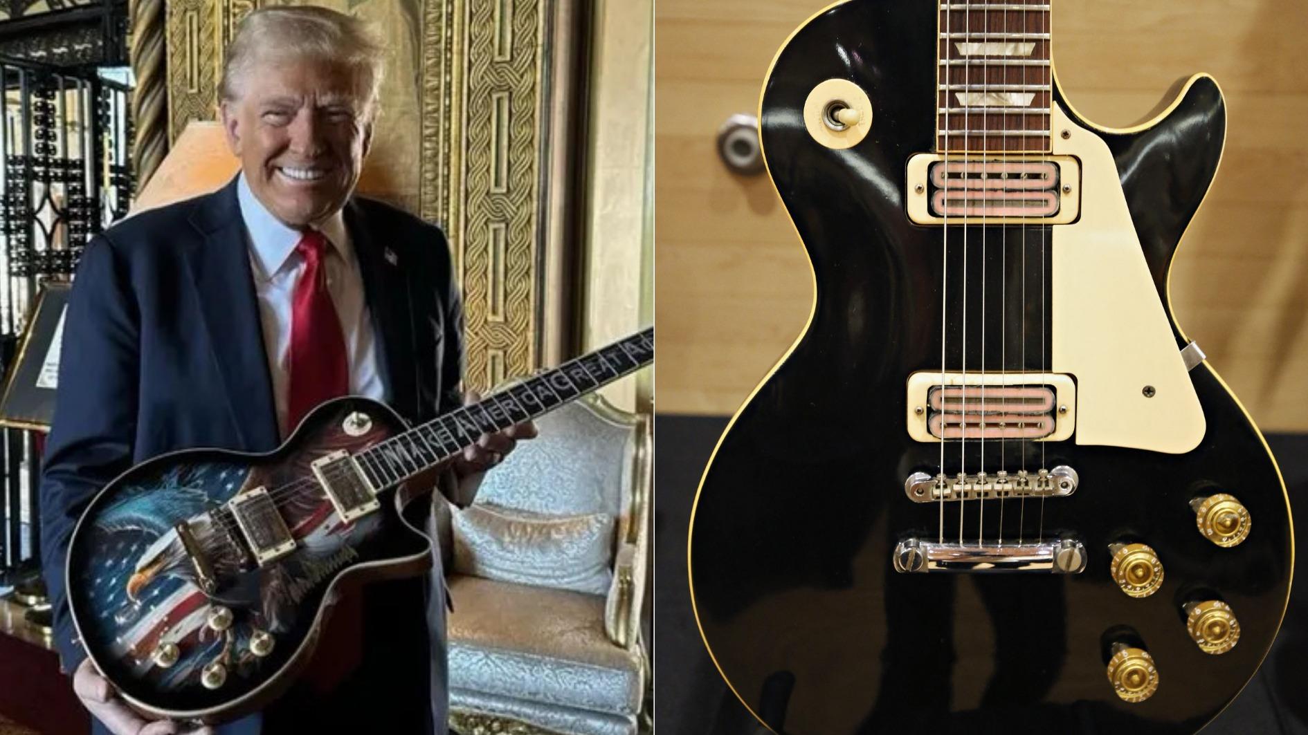 La marque Trump Guitars accusée par Gibson de copier son légendaire modèle Les Paul