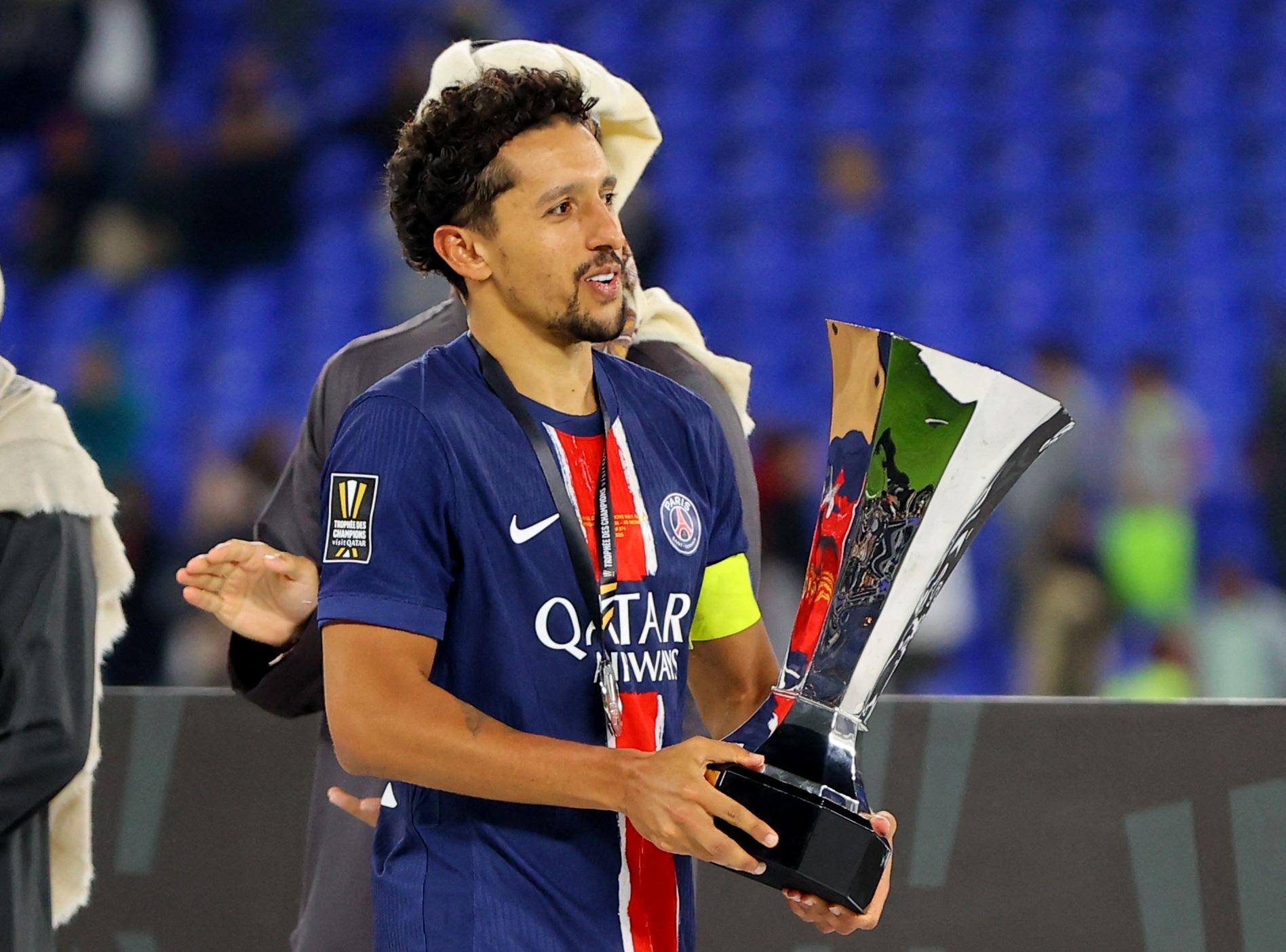 Ligue 1 : Marquinhos forfait pour PSG - Saint-Etienne